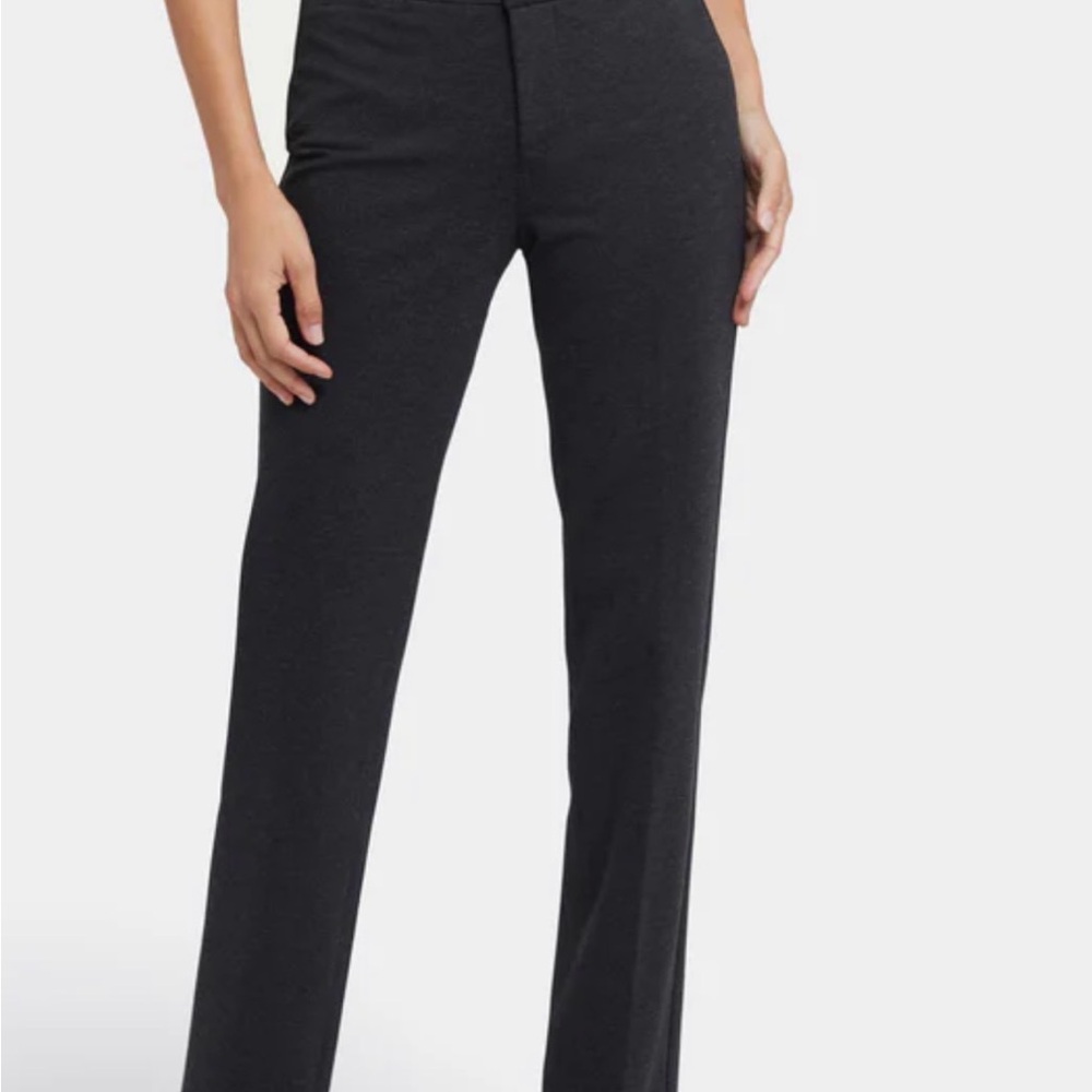 NYDJ Slim Trouser Pants Ponte Knit Lift Tuck® Technology women Size 14 Black